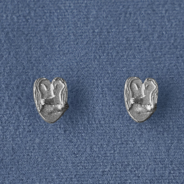 SALE E PEPE Tanabata Special Series Sterling Silver Hug Small Earrings SEP-SP04E33-YIN Silver